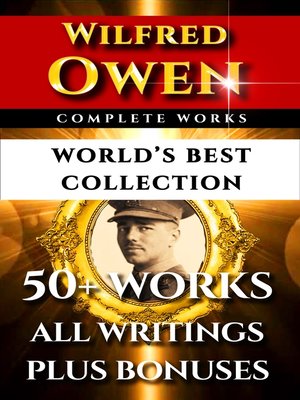 cover image of Wilfred Owen Complete Works – World's Best Collection